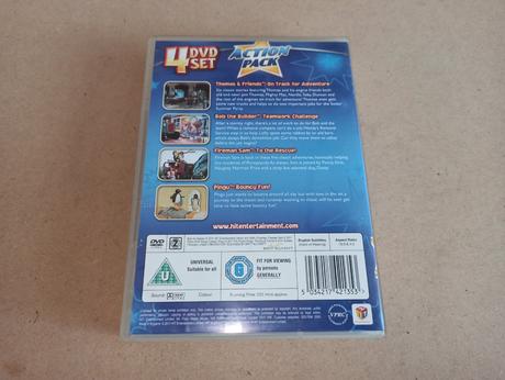 4 dvd set action pack,
