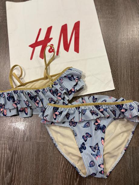 H&m dievcenske plavky na 8-10 rokov, h&m,134