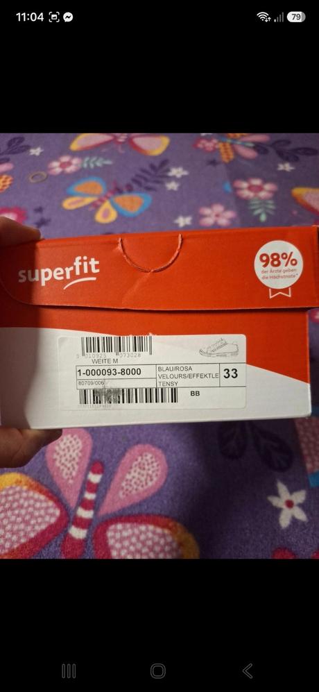 Superfit prechodné topánočky, superfit,33