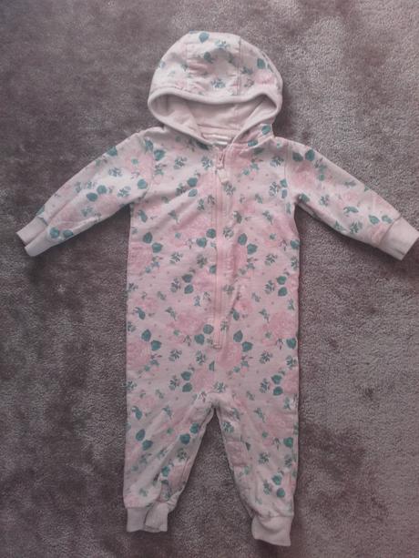 Ružičkový teplákový overal, lindex,74