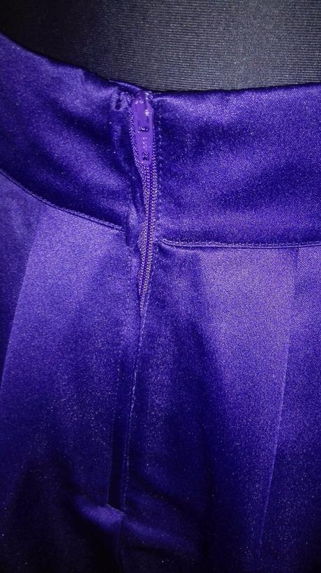 Fialová bolónová suknička, 38