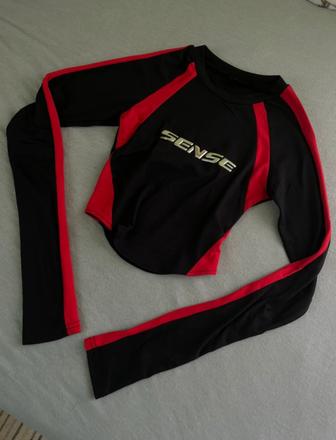 Uzke crop tricko sense, xs