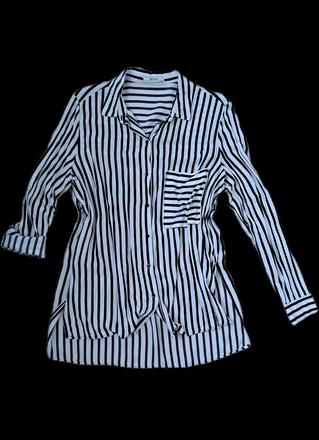 Ciernobiela kosela/bluzka, bershka,l