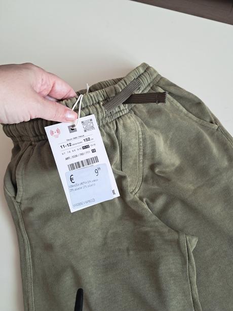 Khaki teplaky zara v.152, zara,152