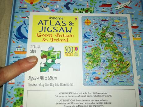 Usborne atlas & jigsaw great britain + ireland, 