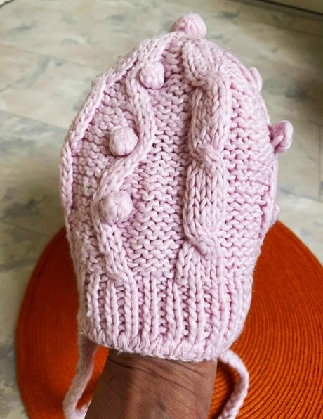 Teplá čiapka podšitá flisom 74/80, h&m,80