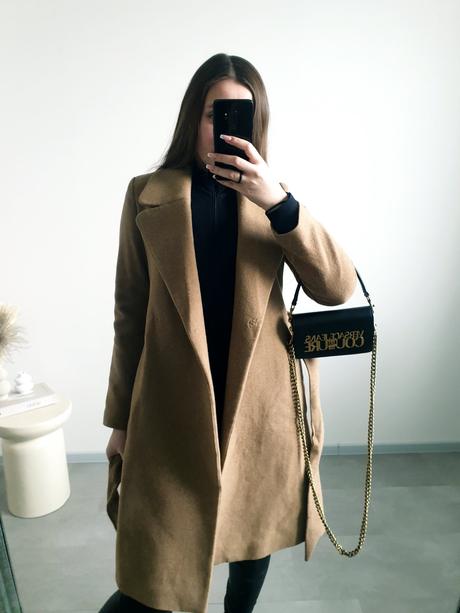 Kabát s prímesou vlny s, stradivarius,s