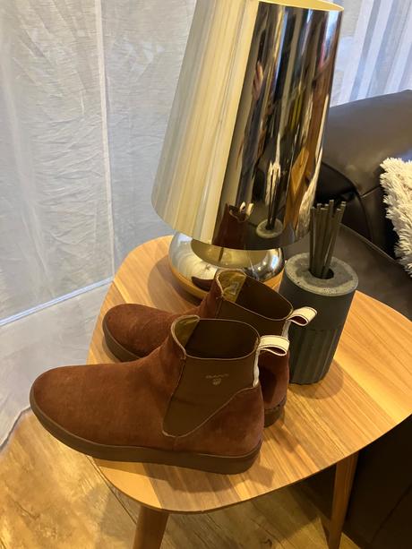 Prechodné kožené gant, gant,38