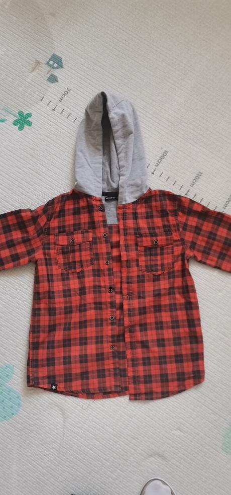 Raz oblečena mikino-košieľka, reserved,128