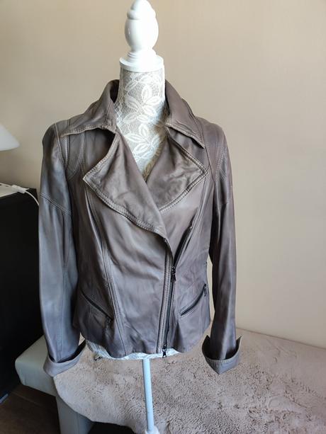 Dámska kožená bunda crisca, 40