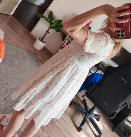 Šaty s trblietkami, h&m,s