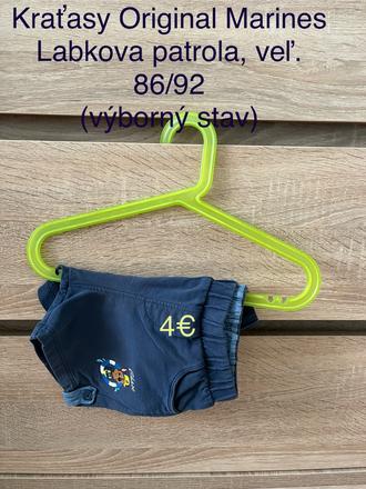 Kraťasy original marines labkova patrola veľ.86/92, original marines,92