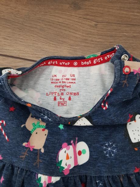 Vianocna tunika/saty, f&f,86