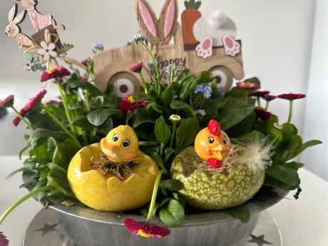 Veľká noc vajíčko kohútik a kačka, 