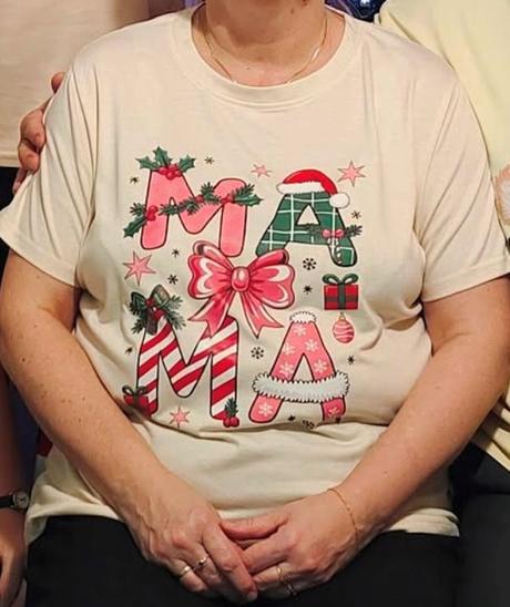 Vianočné tričko "mama", v. xxl/xxxl, xxl