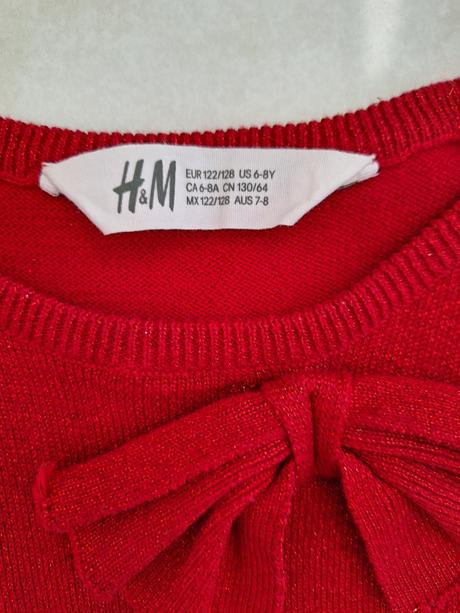 Predam cervene saty, h&m,122