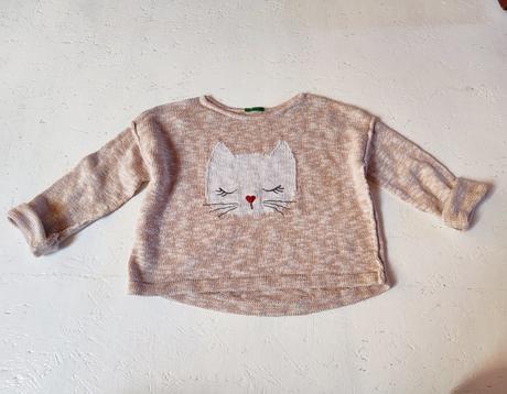 Kratší sveter, benetton,116