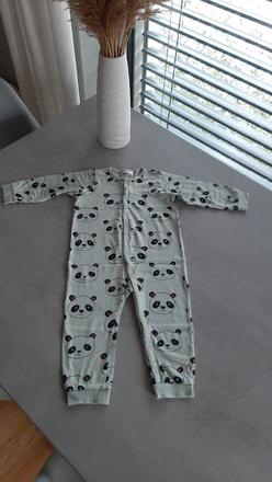 Pyžamko overál panda, h&m,86