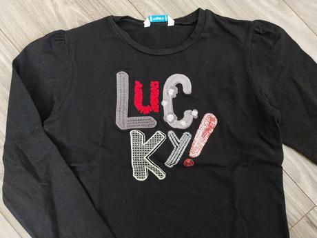 Čierne tričko lucky, mayoral,140