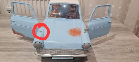 Harry potter lietajúce auto,