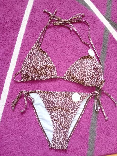 Dámske leopardie plavky, l