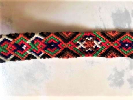 Tkané etno náramky - sada 15 ks, 