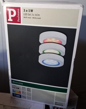Paulmann 93568 - sada 3x led, 