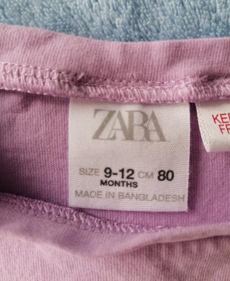 Fialkove tričko s volanom, zara,80