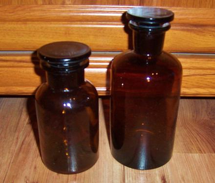 Lekárnicke fľaše,