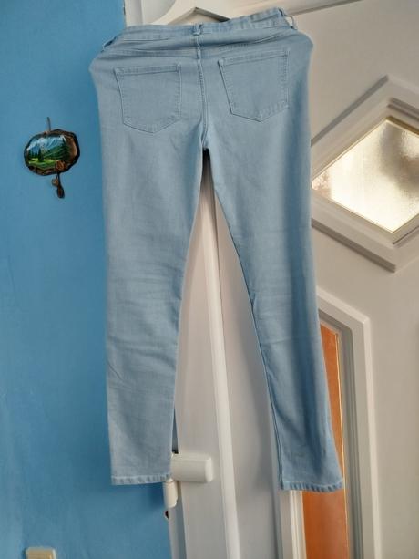 Pohodlné rifle elasticke, denim,158