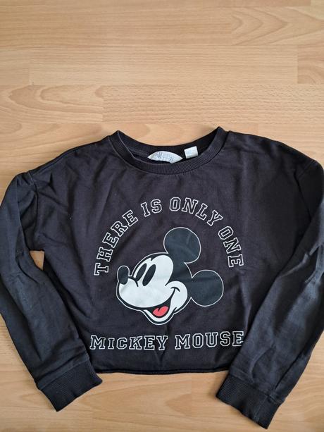 Crop mikina, h&m,134