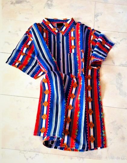 Pestrá etno bavlnená košeľa, 152