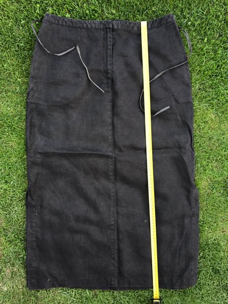 Dlhá sukňa z vrecoviny, 40