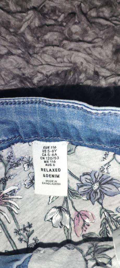 Zateplené rifle, denim,116