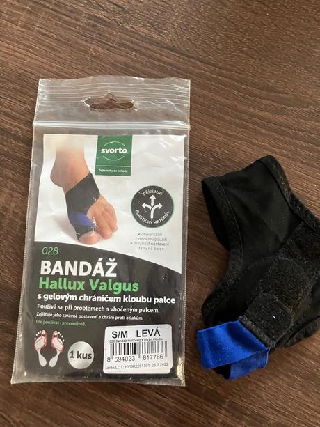 Predám ortopedickú pomôcku na vybočený palec, nové, 