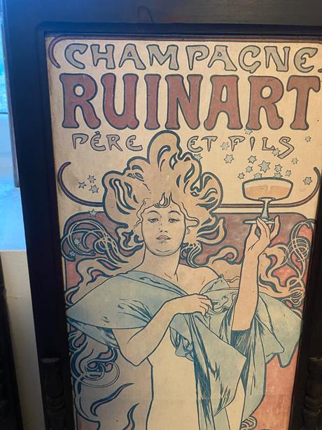 Alfonz mucha 4 staré krásne väčšie secesné obrazy, 