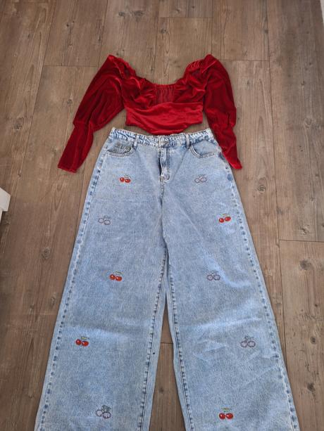 Zamatovy crop top, m