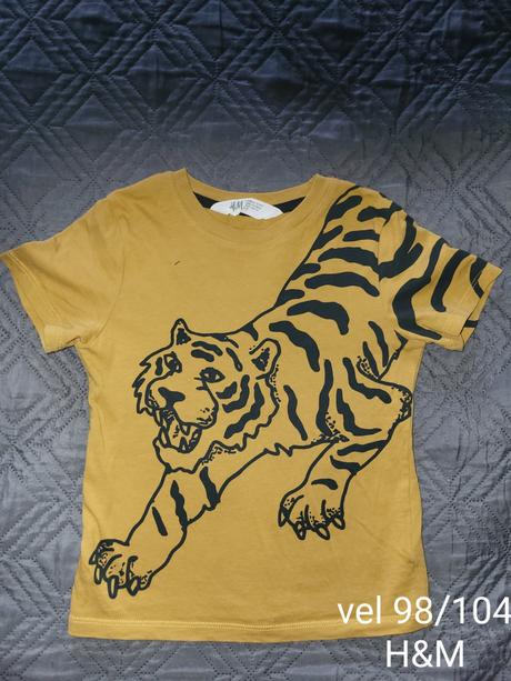 Tricko tiger, h&m,98