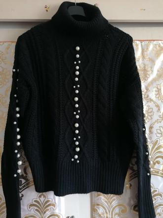 Pletený rolák, bonprix,36