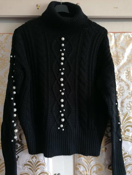 Pletený rolák, bonprix,36