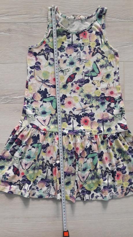 H&m motýlikové šaty, h&m,122