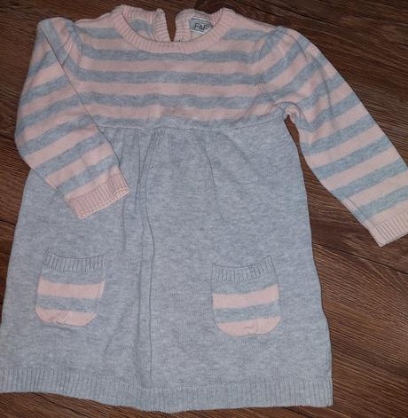 Pletené šaty, f&f,80