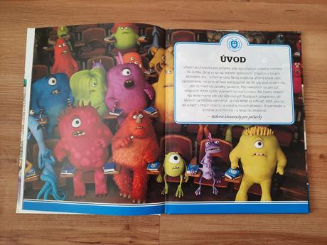 Kniha disney pixar "príšerky", 