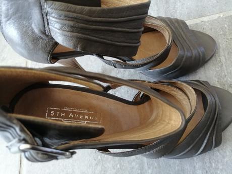 Celkož. sandále 5th avenue v38, vd24,5, 10cm opät, 38