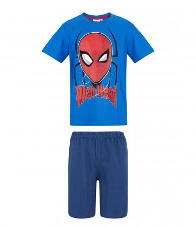Chlapčenské letné pyžamo spiderman modré, marvel,104 / 128 / 140