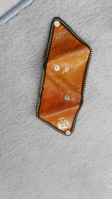 Kožená peňaženka skladacia na kovové, 