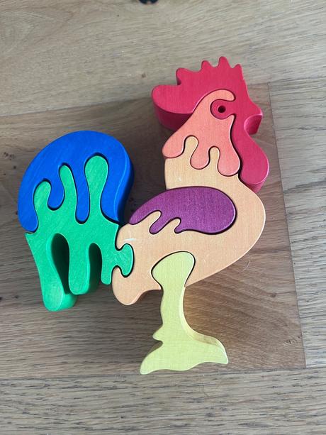 Skladacka dreveny kohut, 