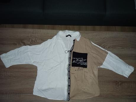 Bielo-hnedá košielka, mohito,36