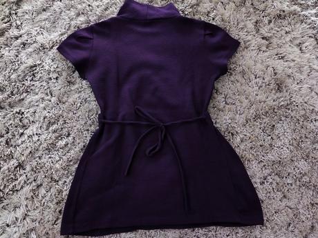 Fialový pulóvrik, s