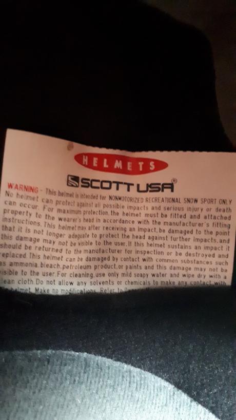 Detská  helma zn. scott, m